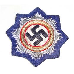 GERMAN NAZI ARMY SS PANZER GOLD GERMAN CROSS IN CLOTH