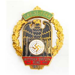 GERMAN NAZI KREISSIEGER MARKSMAN SHOOTING BADGE