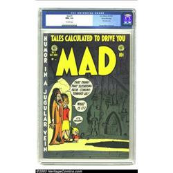 Mad #1 Gaines File pedigree 4/12 (EC, 1952) CGC NM+ 9.6 Off-white pages....