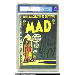 Mad #1 (EC, 1952) CGC VF 8.0 Off-white pages. If your experience with <B>Mad is limited to the bl...