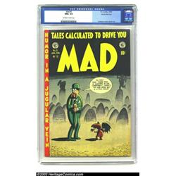 Mad #3 Gaines File pedigree 4/12 (EC, 1953) CGC NM+ 9.6 Off-white to white pages....