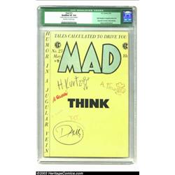 Mad #23 (EC, 1955) CGC Qualified VF 8.0 Off-white to white pages. Of all the great EC titles, onl...