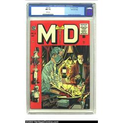 M.D. #3 Gaines File pedigree 5/12 (EC, 1955) CGC NM- 9.2 White pages....