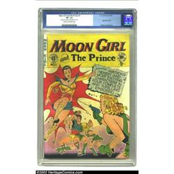 Moon Girl and the Prince #1 (EC, 1947) CGC VF- 7.5 Cream to off-white pages....