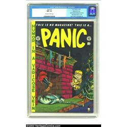 Panic #1 Gaines File pedigree 4/12 (EC, 1954) CGC NM 9.4 Off-white to white pages. The EC boys ha...
