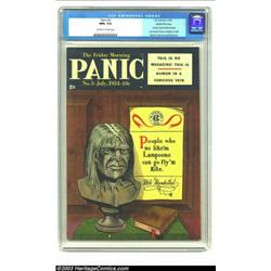 Panic #3 Gaines File pedigree 4/12 (EC, 1954) CGC NM+ 9.6 Off-white to white pages. Copies of the...