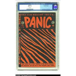 Panic #7 Gaines File pedigree 4/11 (EC, 1955) CGC NM+ 9.6 White pages....