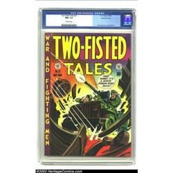Two-Fisted Tales #27 Gaines File pedigree 3/10 (EC, 1952) CGC NM+ 9.6 Off-white pages....