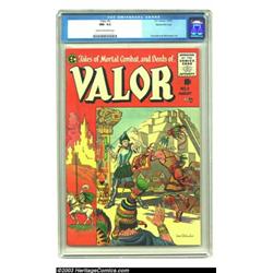 Valor #3 Gaines File Pedigree 12/12 (EC, 1955) CGC NM- 9.2 Cream to off-white pages....