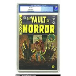 Vault of Horror #15 Gaines File pedigree 4/10 (EC, 1950) CGC NM+ 9.6 Off-white to white pages....