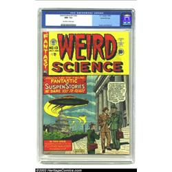 Weird Science 13 (#2) Gaines File pedigree 4/10 (EC, 1950) CGC NM+ 9.6 Off-white to white pages....