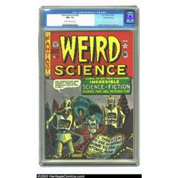 Weird Science #14 (#3) Gaines File pedigree 8/11 (EC, 1950) CGC NM+ 9.6 Off-white to white pages....