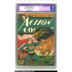 Action Comics #27 (DC, 1940) CGC Apparent VF- 7.5 Slight (P) Off-white pages....