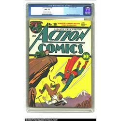 Action Comics #38 (DC, 1941) CGC NM- 9.2 Off-white to white pages....