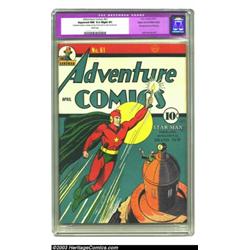 Adventure Comics #61 Mile High pedigree (DC, 1941) CGC Apparent NM 9.4 Slight (P) White pages....
