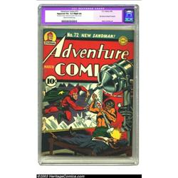 Adventure Comics #72 (DC, 1942) CGC Apparent VG+ 4.5 Slight (A) Cream to off-white pages. Showing...