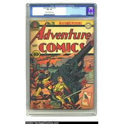 Adventure Comics #78 (DC, 1942) CGC VG+ 4.5 Cream to off-white pages. Simon and Kirby render yet...