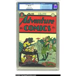 Adventure Comics #100 (DC, 1945) CGC NM 9.4 Off-white to white pages....