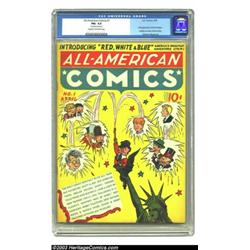 All-American Comics #1 (DC, 1939) CGC FN+ 6.5 Cream to off-white pages. The future home of Green...