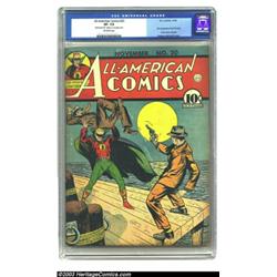 All-American Comics #20 (DC, 1940) CGC VF- 7.5 Off-white pages....