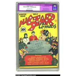 All Star Comics #3 (DC, 1940) Apparent FN/VF 7.0 Moderate (P) Cream to off-white pages. Let the t...