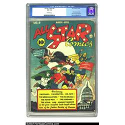 All Star Comics #4 (DC, 1941) CGC VG 4.0 Off-white pages....