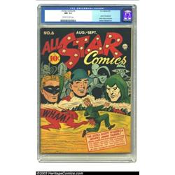 All Star Comics #6 (DC, 1941) CGC NM- 9.2 Off-white to white pages....