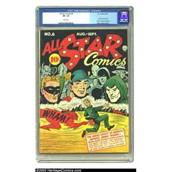 All Star Comics #6 (DC, 1941) CGC VF- 7.5 White pages. This is a great copy of one of the hottest...