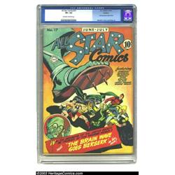 All Star Comics #17 Rockford pedigree (DC, 1943) CGC VF+ 8.5 Off-white to white pages....