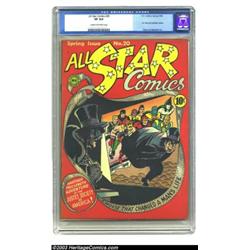 All Star Comics #20 (DC, 1944) CGC VF 8.0 Cream to off-white pages....