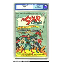 All Star Comics #36 Spokane pedigree (DC, 1947) CGC NM+ 9.6 White pages....
