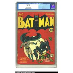 Batman #2 (DC, 1940) CGC VG+ 4.5 Cream to off-white pages....