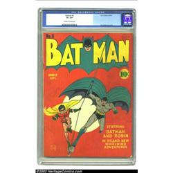 Batman #6 (DC, 1941) CGC VF 8.0 Off-white to white pages....