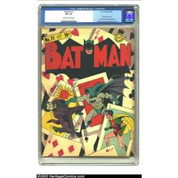 Batman #11 (DC, 1942) CGC FN- 5.5 Off-white to white pages....