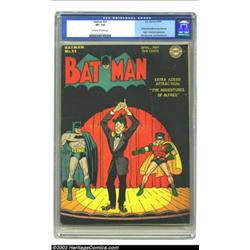 Batman #22 (DC, 1944) CGC VF- 7.5 Off-white to white pages....