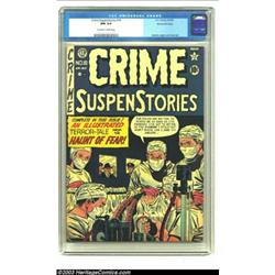 Crime SuspenStories #10 Gaines File pedigree 9/12 (EC, 1952) CGC NM 9.4 Off-white to white pages....