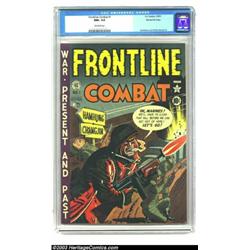 Frontline Combat #1 Gaines File pedigree 6/9 (EC, 1951) CGC NM+ 9.6 Off-white pages....