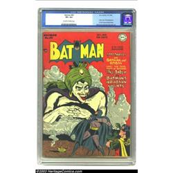 Batman #49 (DC, 1948) CGC VF+ 8.5 Off-white to white pages....