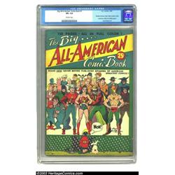 The Big All-American Comic Book #1 (DC, 1944) CGC VF+ 8.5 Off-white pages....