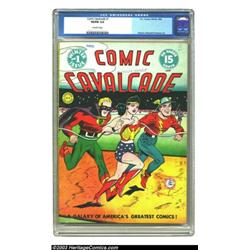 Comic Cavalcade #1 (DC, 1942) CGC VG/FN 5.0 Off-white pages....