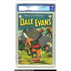 Dale Evans Comics #20 Mile High pedigree (DC, 1951) CGC NM- 9.2 White pages....