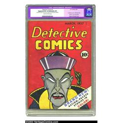 Detective Comics #1 (DC, 1937) CGC Apparent FN 6.0 Extensive (P) Cream to off-white pages....