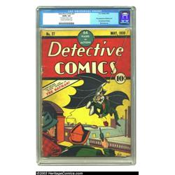 Detective Comics #27 (DC, 1939) CGC GD/VG 3.0 Cream to off-white pages. Big, bold, and beautiful,...