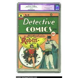 Detective Comics #38 (DC, 1940) CGC Apparent VF+ 8.5 Slight (P) Off-white pages....