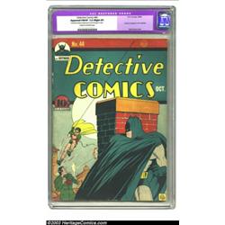 Detective Comics #44 (DC, 1940) CGC Apparent FN/VF 7.0 Slight (P) Cream to off-white pages....