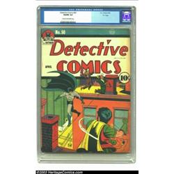 Detective Comics #50 (DC, 1941) CGC VG/FN 5.0 Cream to off-white pages. These early appearances o...