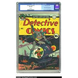 Detective Comics #70 (DC, 1942) CGC VG 4.0 White pages. This Jerry Robinson cover is considered b...