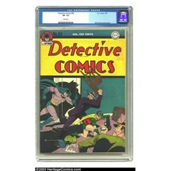 Detective Comics #95 (DC, 1945) CGC VF- 7.5 White pages. What have Batman and Robin gotten themse...