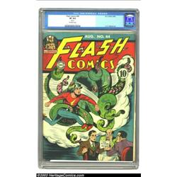 Flash Comics #44 (DC, 1943) CGC VF 8.0 Off-white pages....