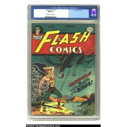 Flash Comics #79 (DC, 1947) CGC NM 9.4 Off-white to white pages. Chet Kozlak may not be a name yo...